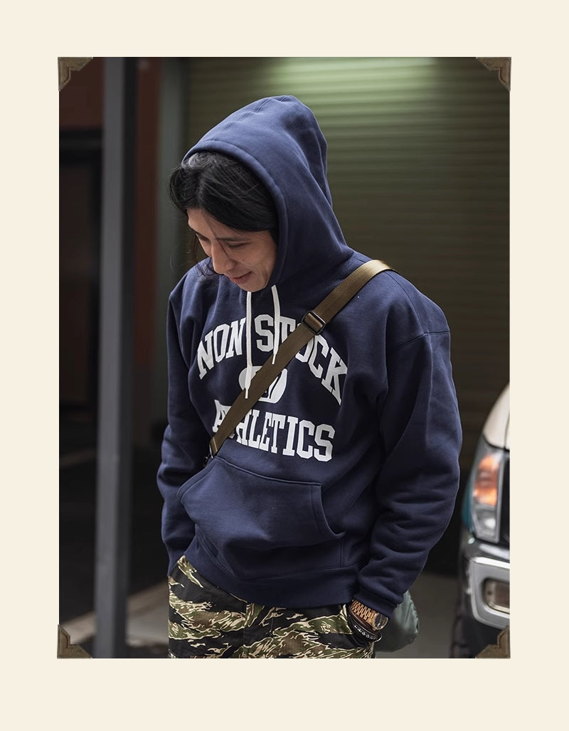 3色展開◆復刻カレッジスウェットパーカー◆S~2XL