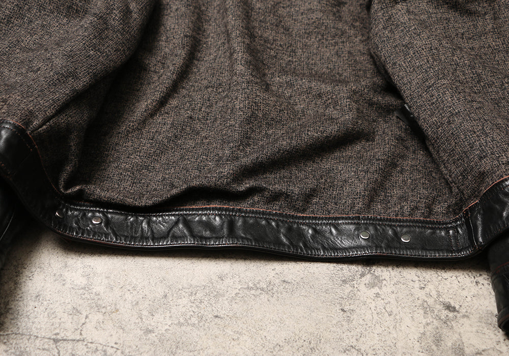 ★ストームライダー型 復刻モデル 茶芯カウレザージャケット★ M~4XL