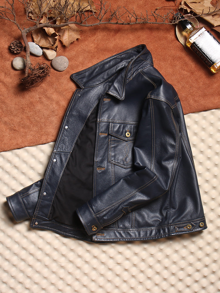☆ヴィンテージ復刻 ウエスタンステッチ カウレザーショートジャケット☆M~5XL