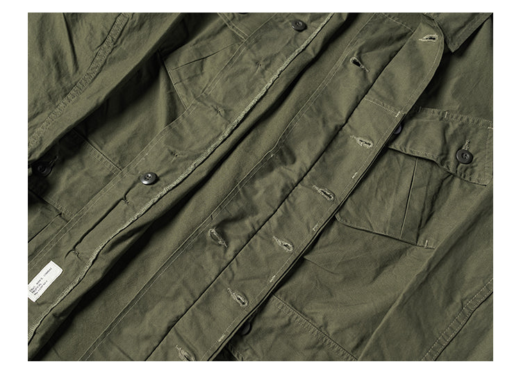 ヴィンテージ モディファイ 7.5OZ コットン TCU 1stモデル ミリタリージャングルファティーグ ジャケット◇S~2XL