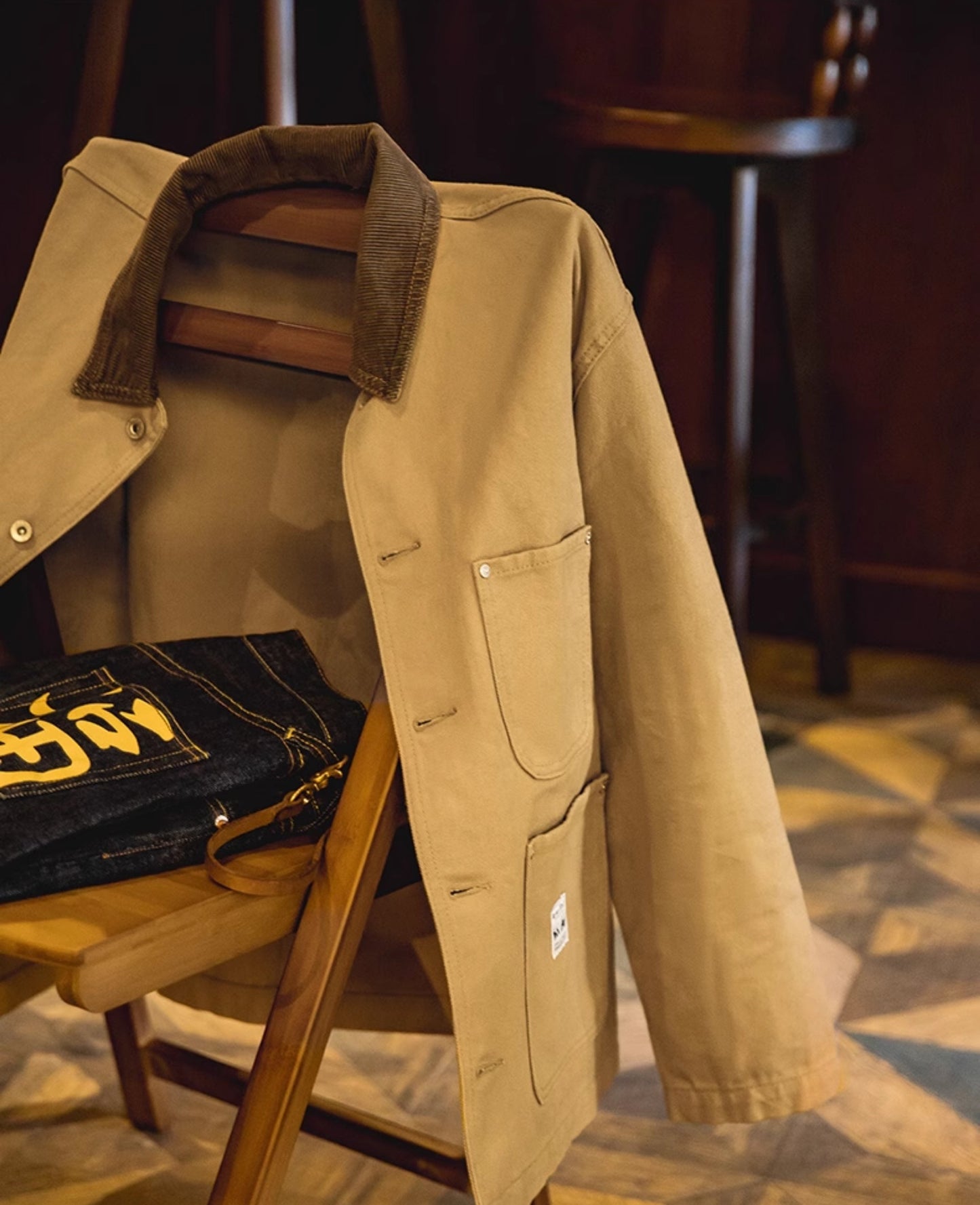 ▲ヴィンテージ復刻 キャンバスコットン カバーオール ワークジャケット▼S~3XL