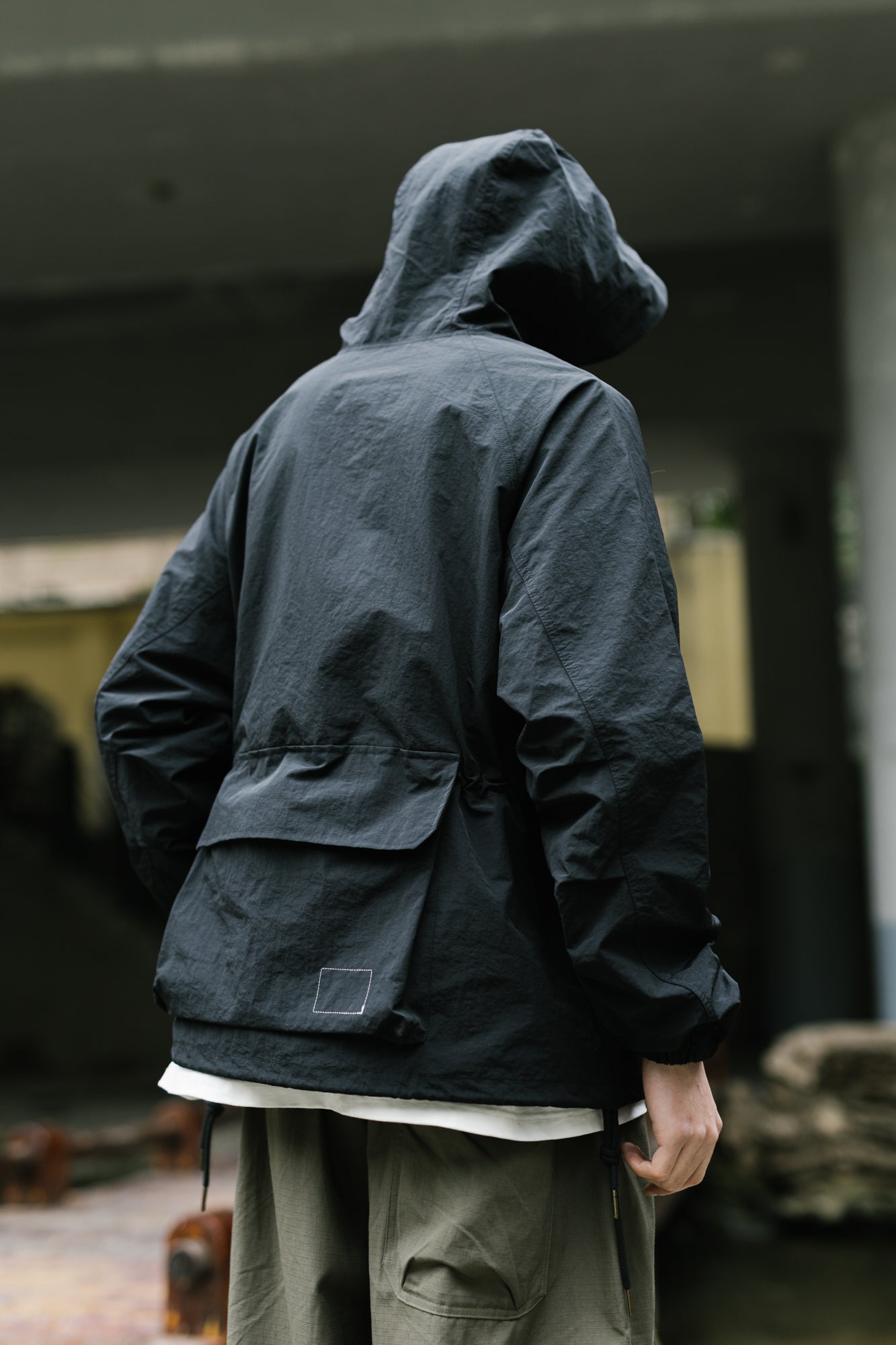 2色展開△ROYAL NAVY RAF復刻 modifiモデル コットンヘリンボーン スモックパーカー ▽