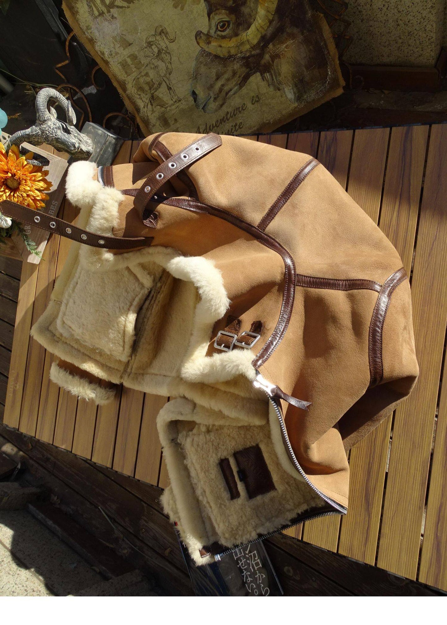 昨シーズン売り切りSALE★B-3 ムートン フライトジャケット★S~5XL