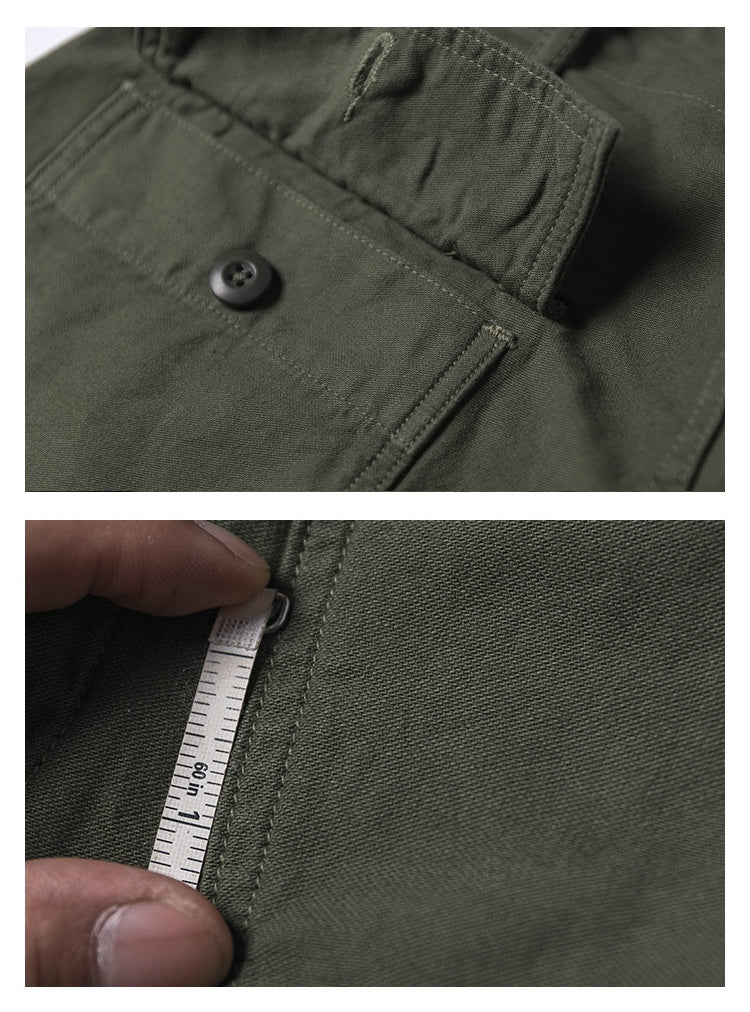 ◇US ARMY OG107復刻 10.5OZ サテンコットン ベーカーパンツ◇XS~2XL