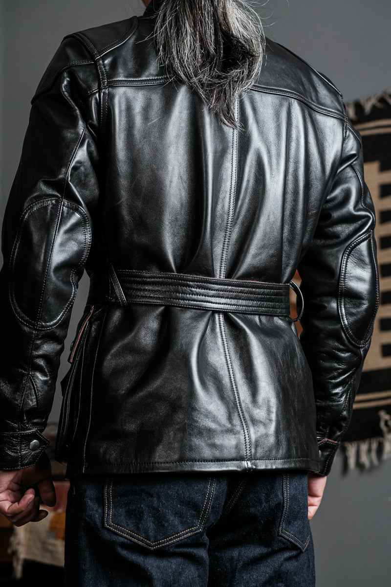 ▲細部のディテールまで完璧な拘り カウレザー ライダースジャケット▼ S~3XL