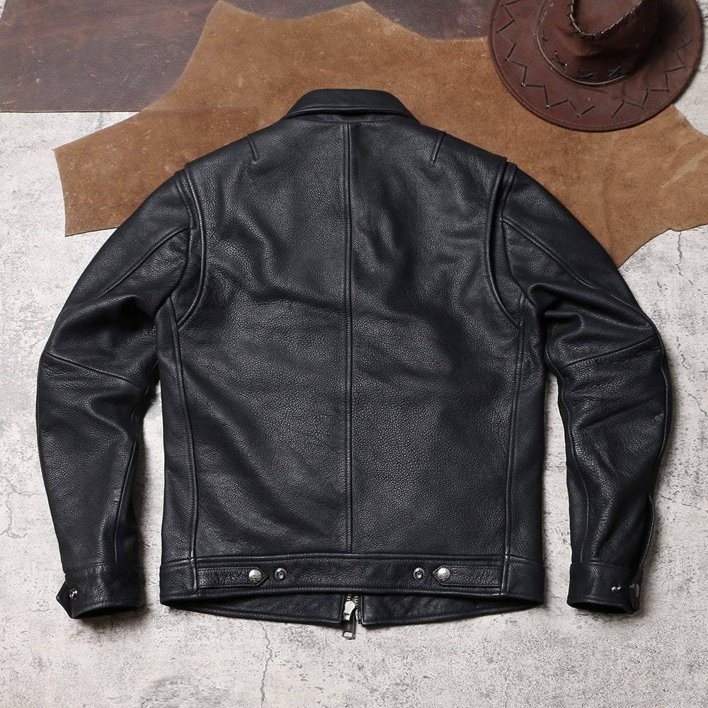 1930’s ヴィンテージ復刻型 カウレザー シングルライダース ジャケット M~5XL