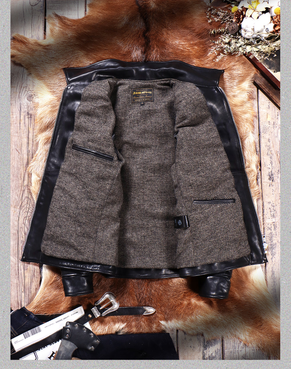 ▲1930’sビンテージ復刻 植物タンニン鞣し カーフレザー シングルライダース ジャケット▼S~5XL