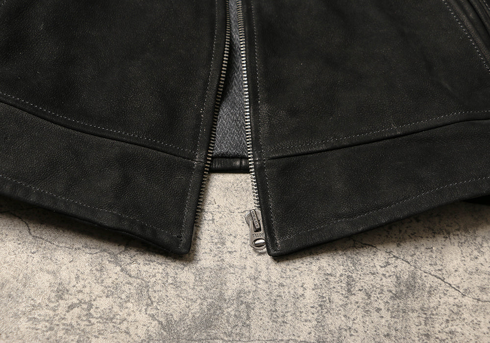 1930’s ヴィンテージ復刻型 ヌバックカウレザー シングルライダース ジャケット M~5XL
