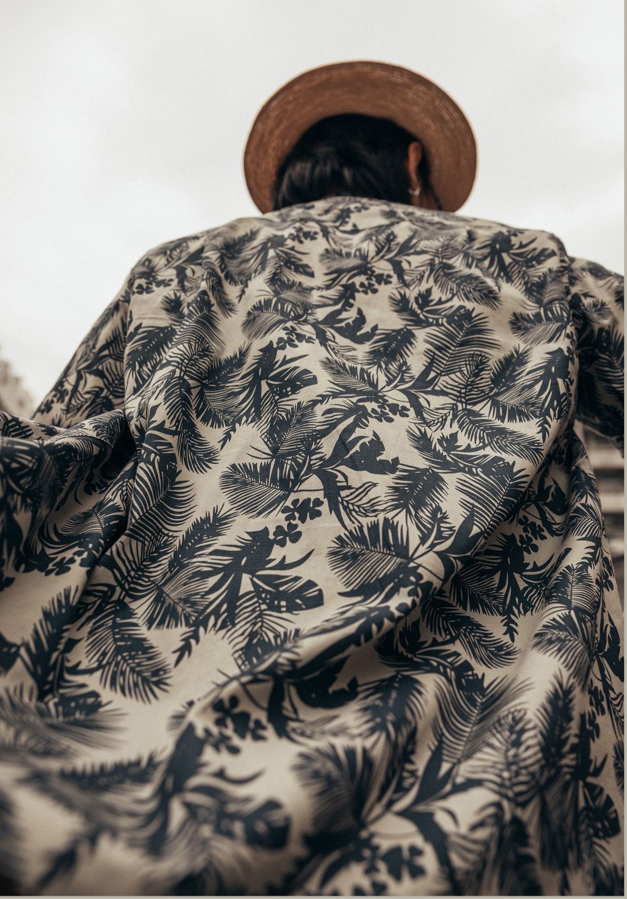 △ヴィンテージ復刻 リーフ柄 半袖 アロハシャツ▽S~3XL