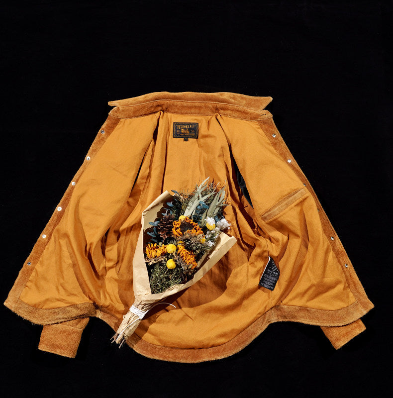 ★スウェードウエスタンシャツ★S~4XL