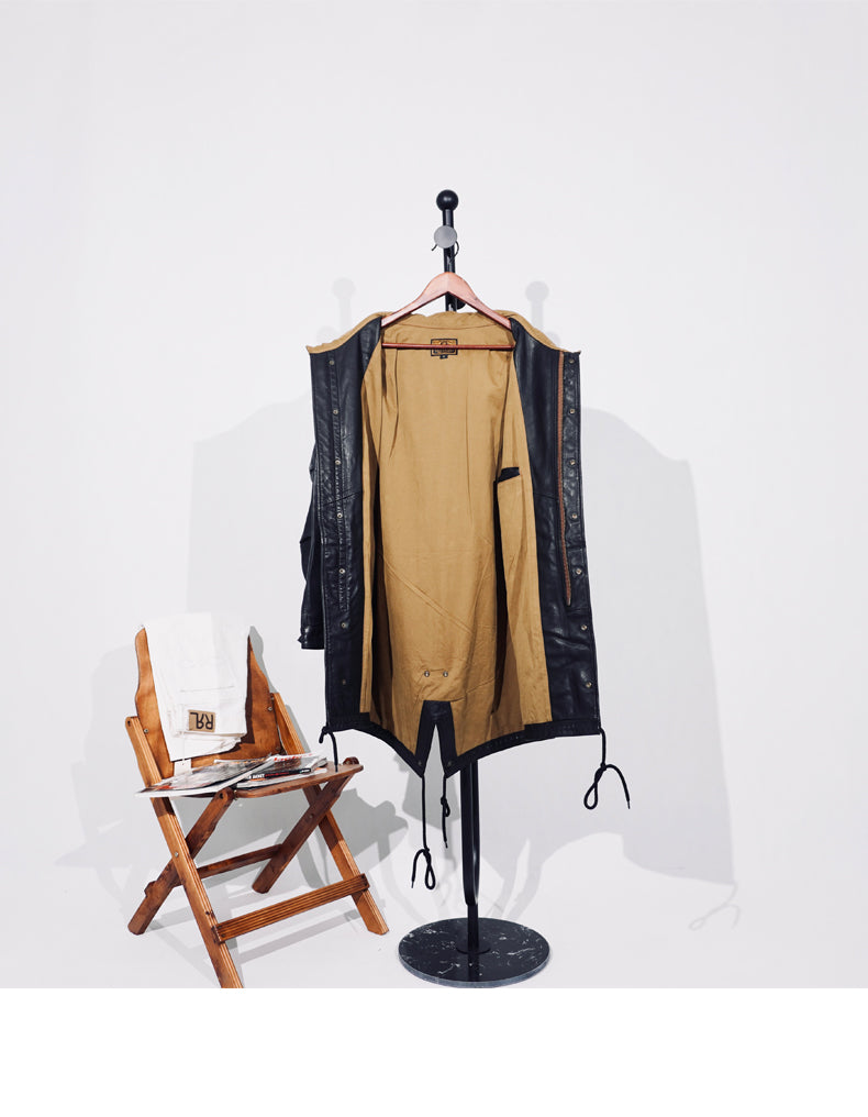 ◇ヴィンテージ復刻 ホースハイドレザーM-51 フィッシュテイルコート◇