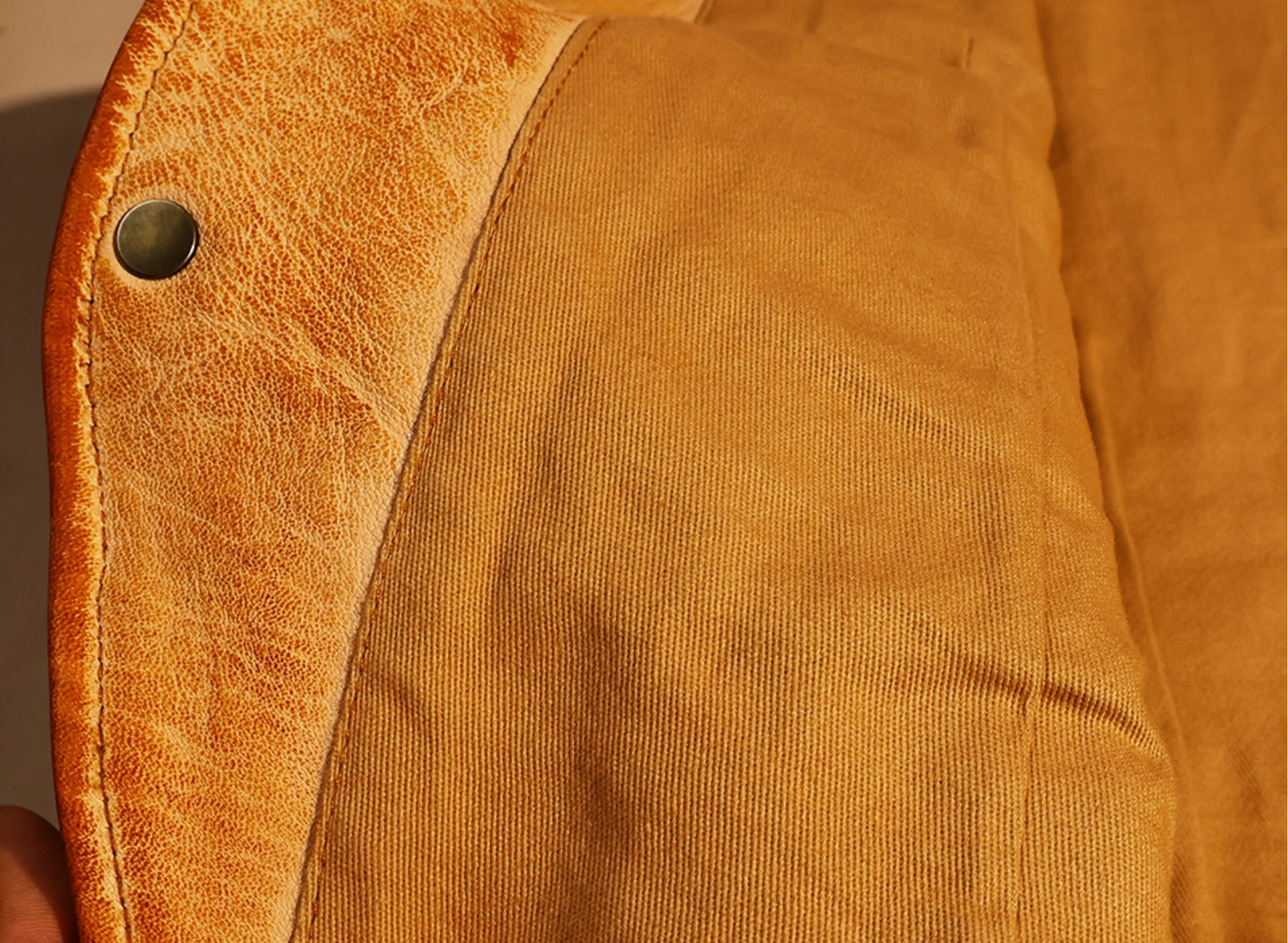 ◇ヴィンテージ復刻 植物タンニン鞣し ウォッシュ加工 シープレザー ライダースベスト◇