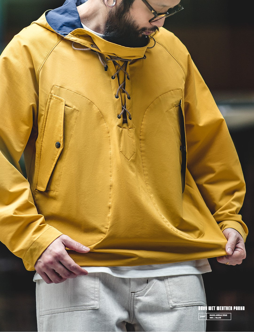 △ヴィンテージ復刻 デザインデッキパーカー アノラックジャケット▽S~2XL