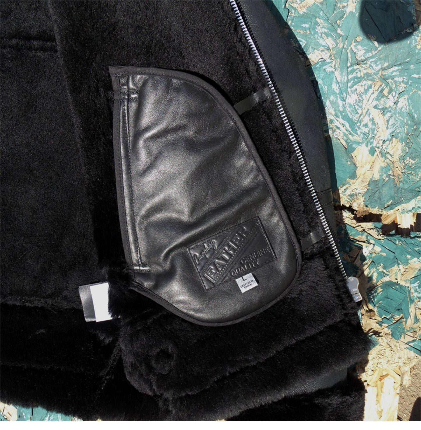 ★ブラックムートン B-3フライトジャケット★S~5XL