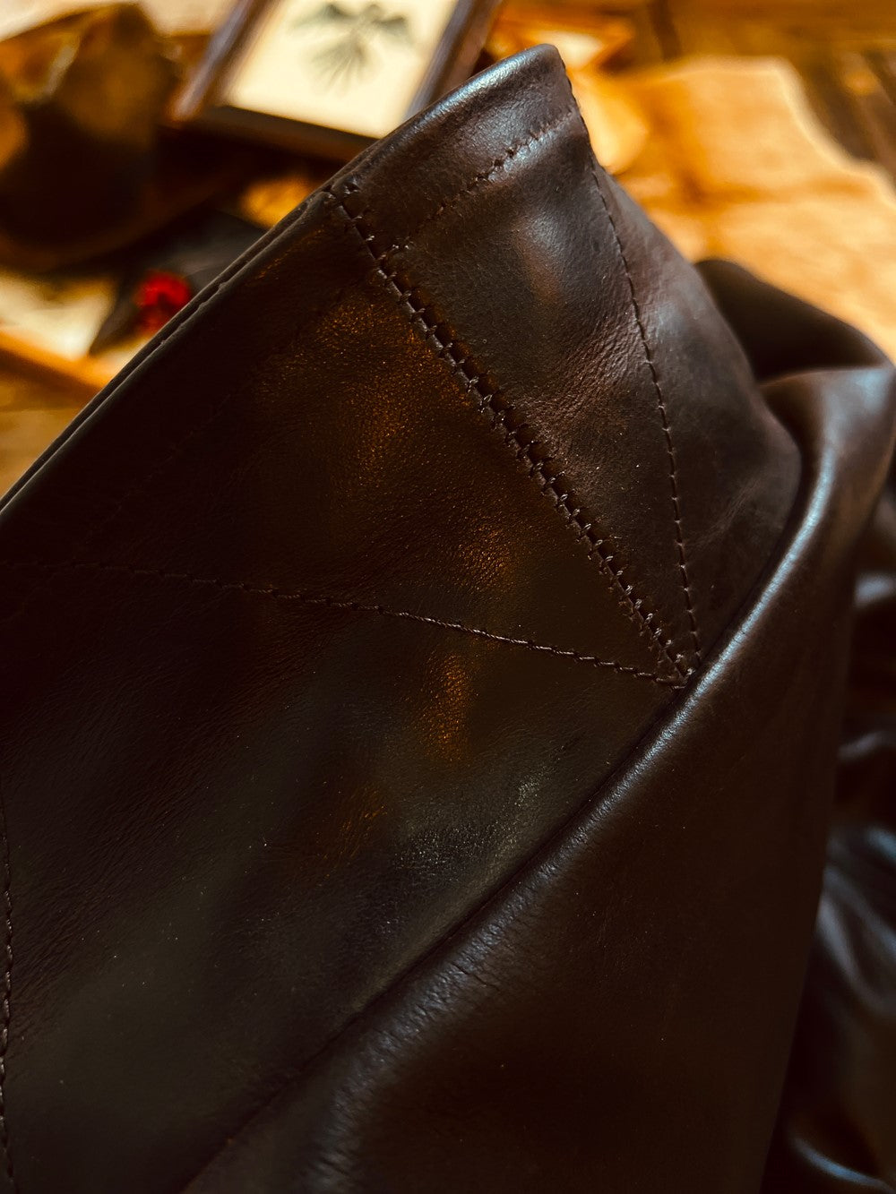 1930’s復刻型 オイルカウレザー シングルライダース ジャケット S~3XL