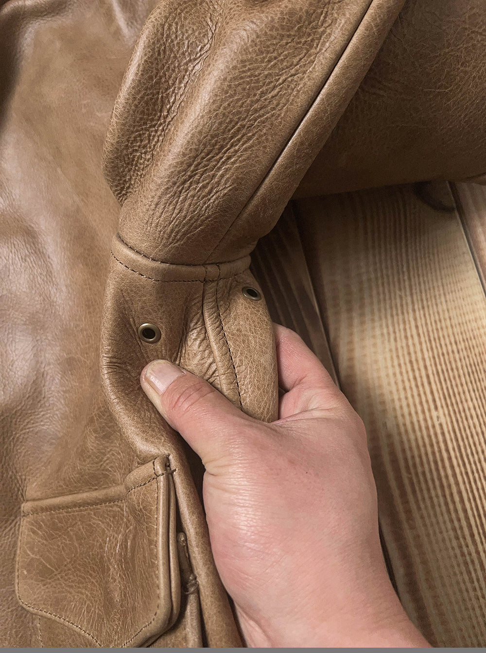 1.7mm極厚◇◇ヴィンテージ復刻 オイルフィニッシュカウレザーA-2ジャケット◇◇M~5XL