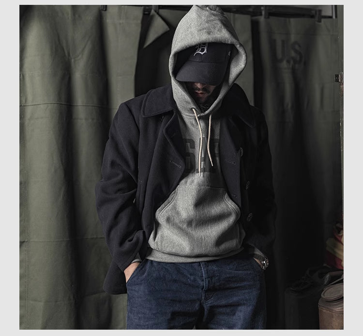 2色展開◆復刻usafaリバースウィーブ スウェットパーカー◆S~2XL