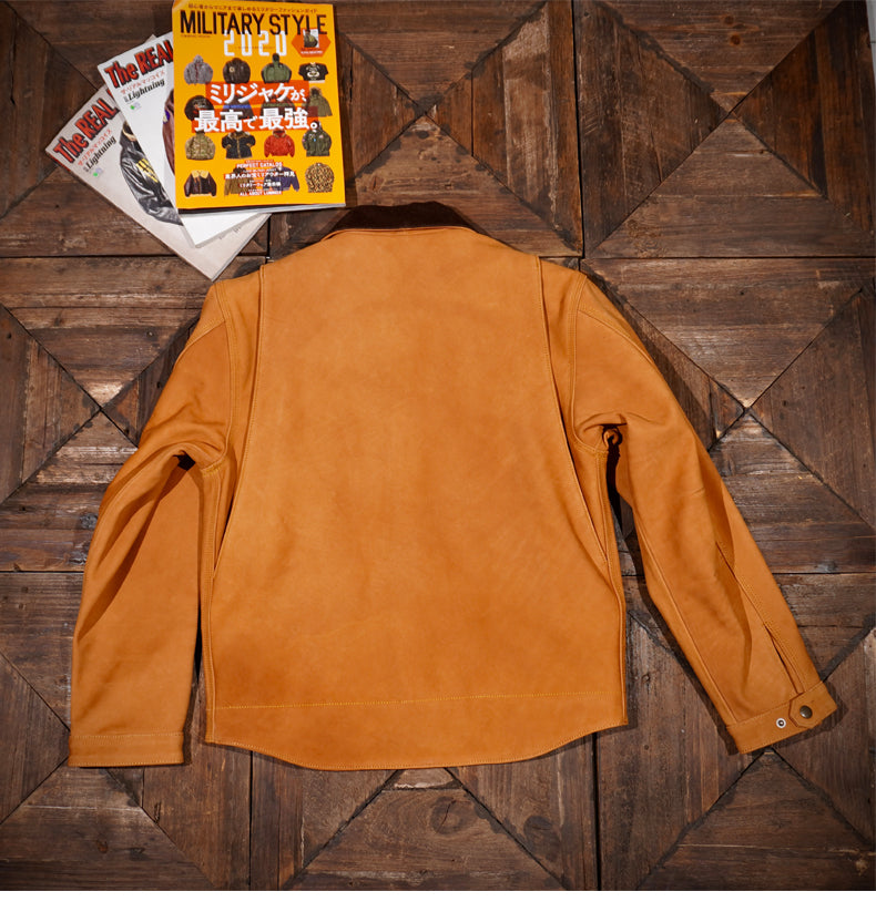 ▲ヌバックレザー使用▲デトロイト ジャケット▼S~3XL