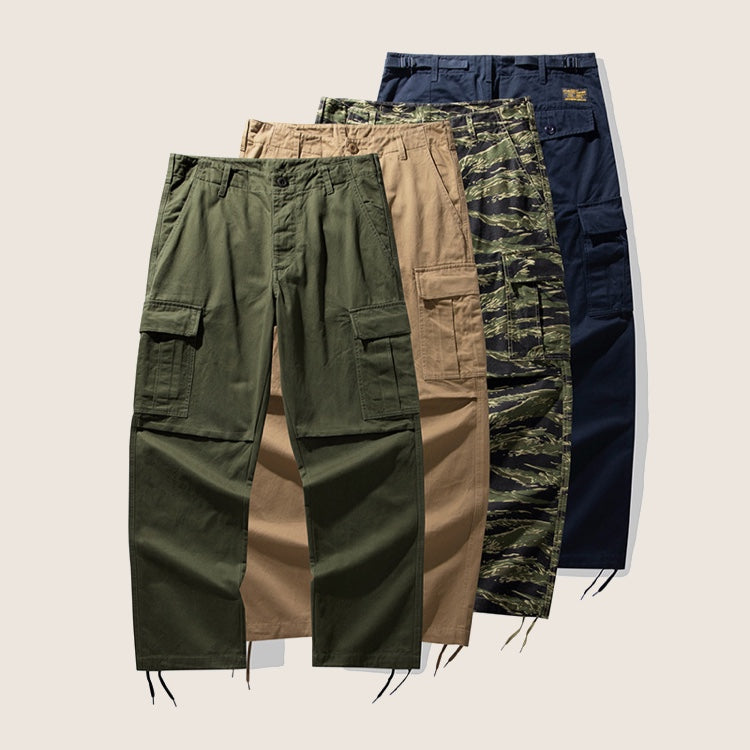 1点のみスペシャルSALE▲Lサイズ ◇ヴィンテージ復刻 M-65 フィールドタイガーカモパンツ◇