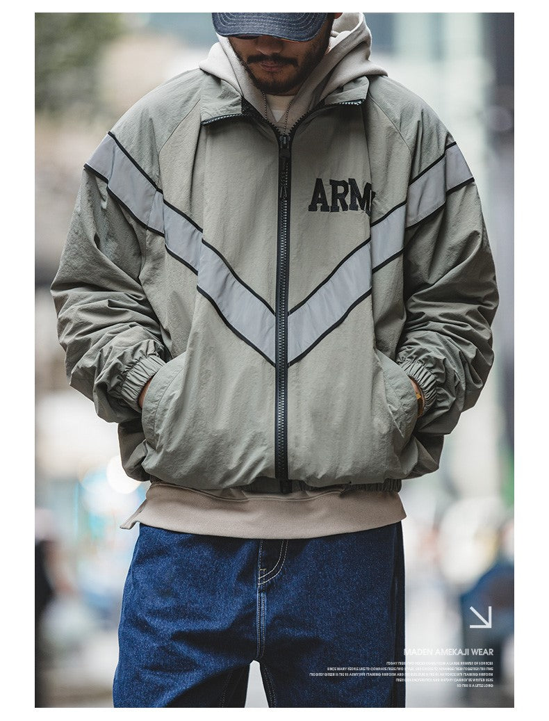 2色展開▲USアーミーエアフォース ナイロン ブルゾン▼M~2XL