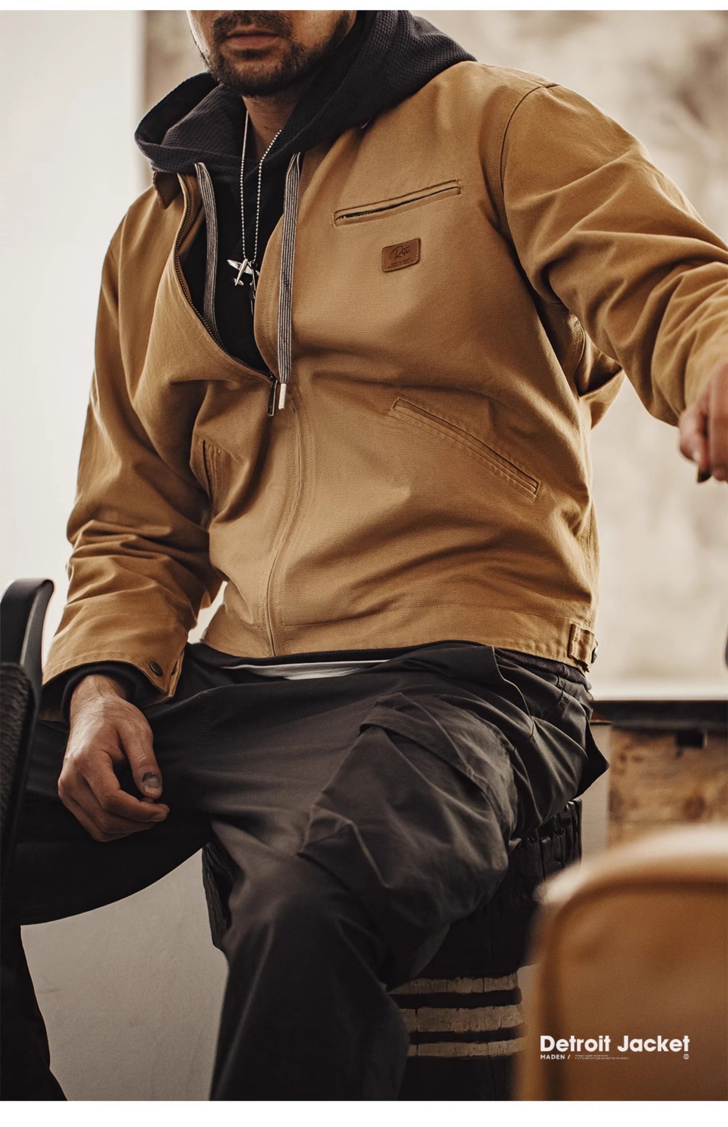 ▲ヴィンテージ J001復刻 キャンバスコットン デトロイトジャケット▼S~3XL