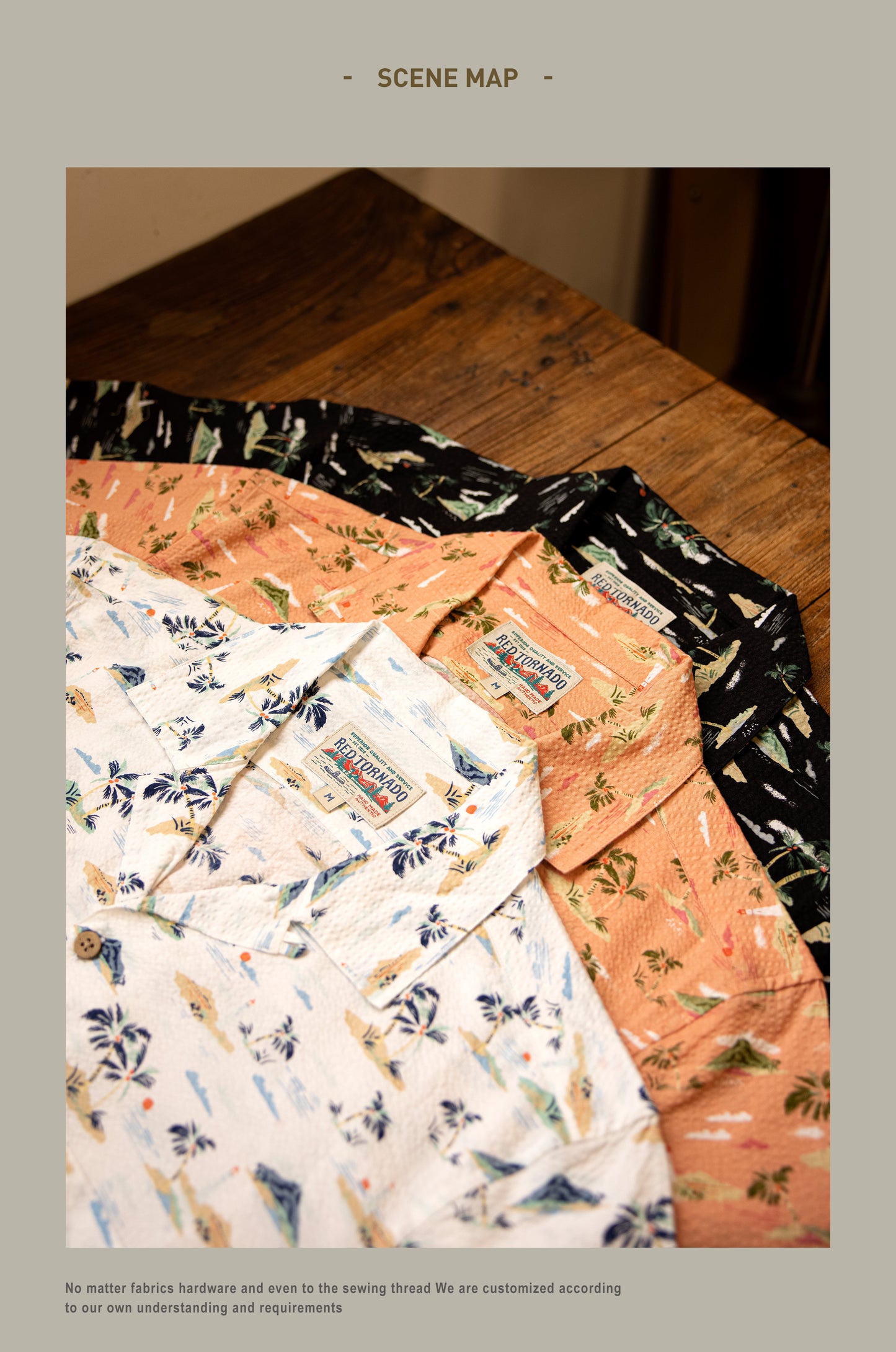 3色展開△コットンシアサッカー地 半袖 アロハシャツ▽S~3XL