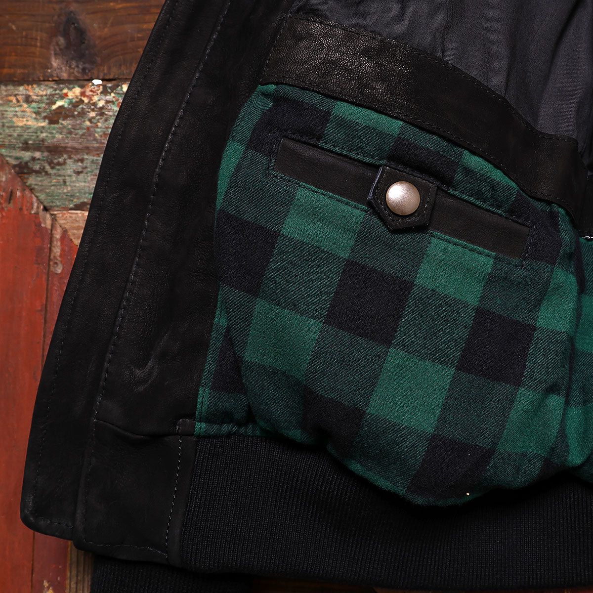 ★スペイン産オイルド シープレザーA-2 ジャケット ★