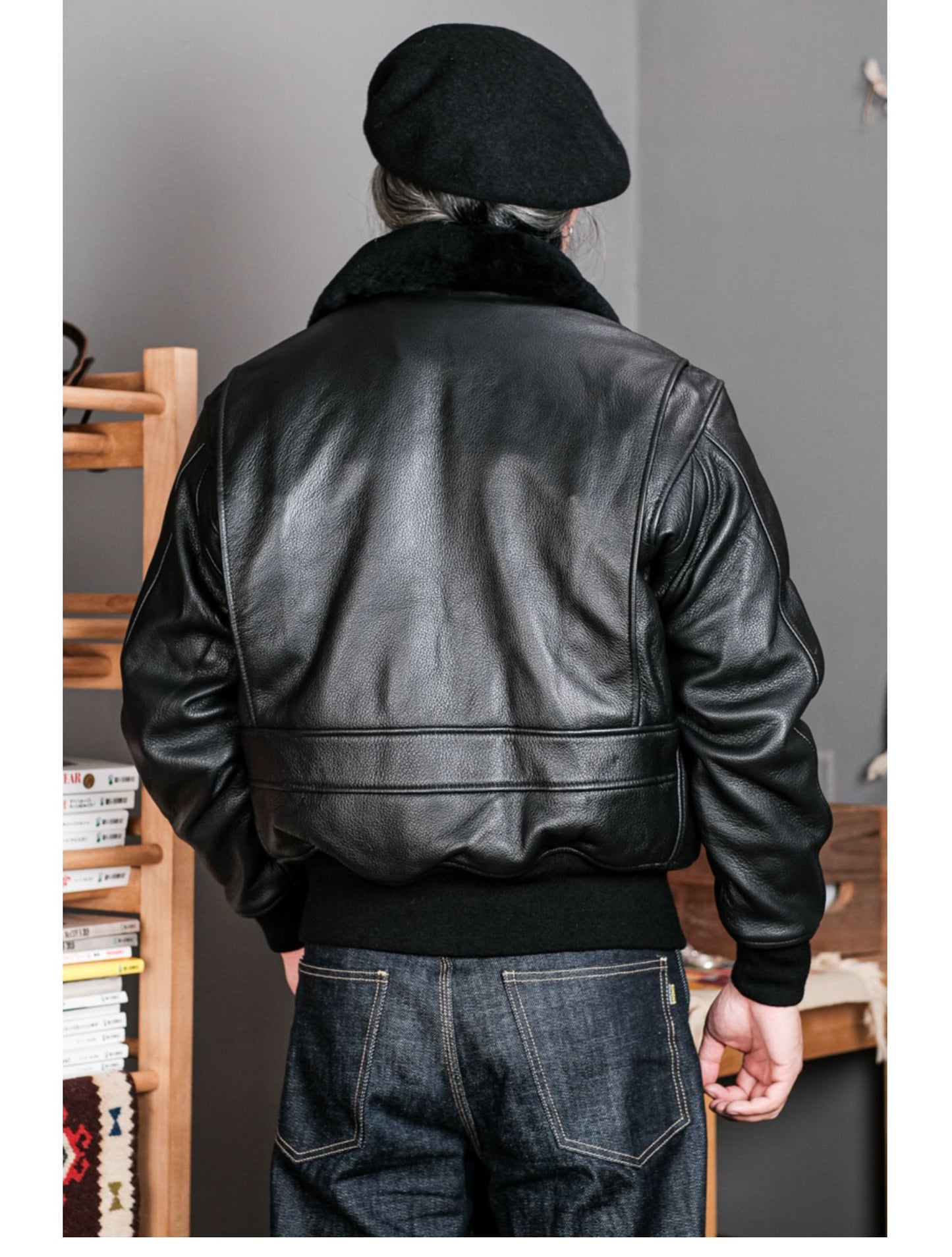 ゴートレザーG-1 フライトジャケット M~2XL