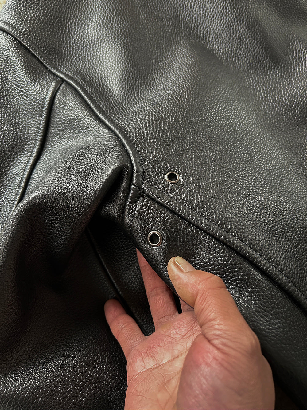 △ヴィンテージ復刻 イタリア産カウレザー使用 A-2ジャケット▽ XL~5XL