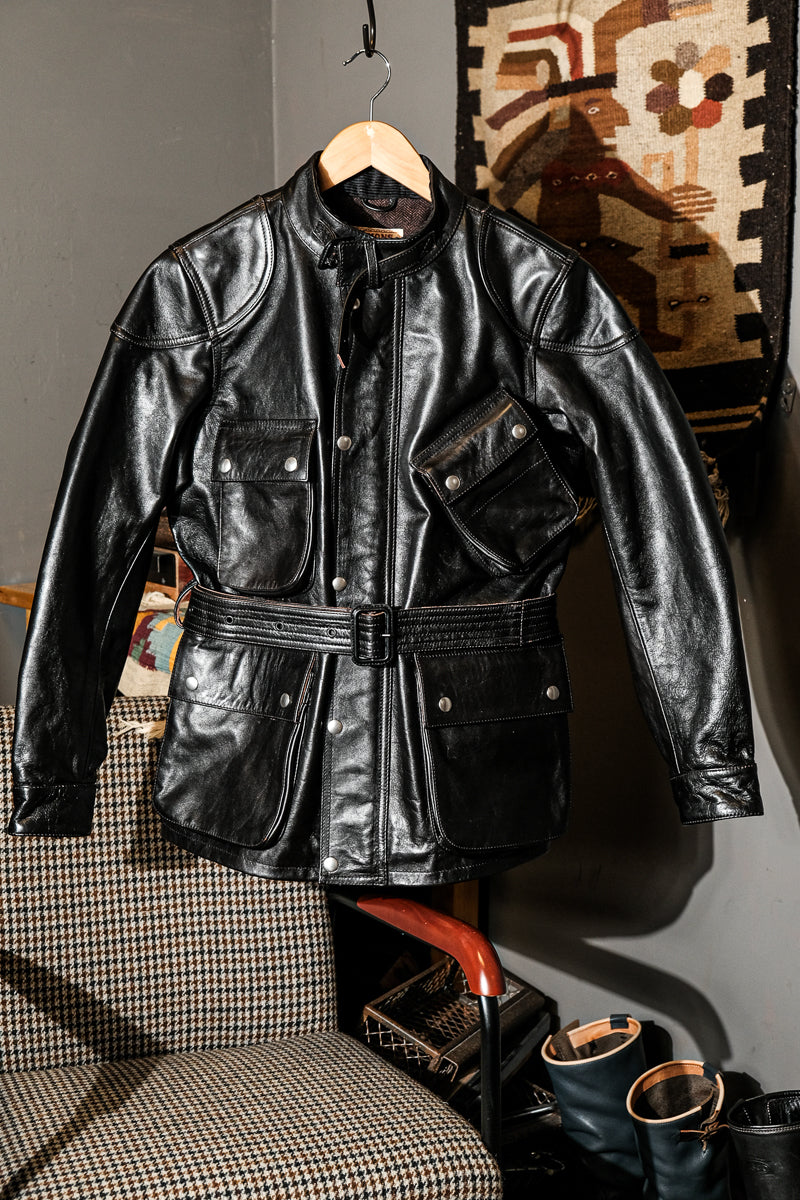 ▲細部のディテールまで完璧な拘り カウレザー ライダースジャケット▼ S~3XL