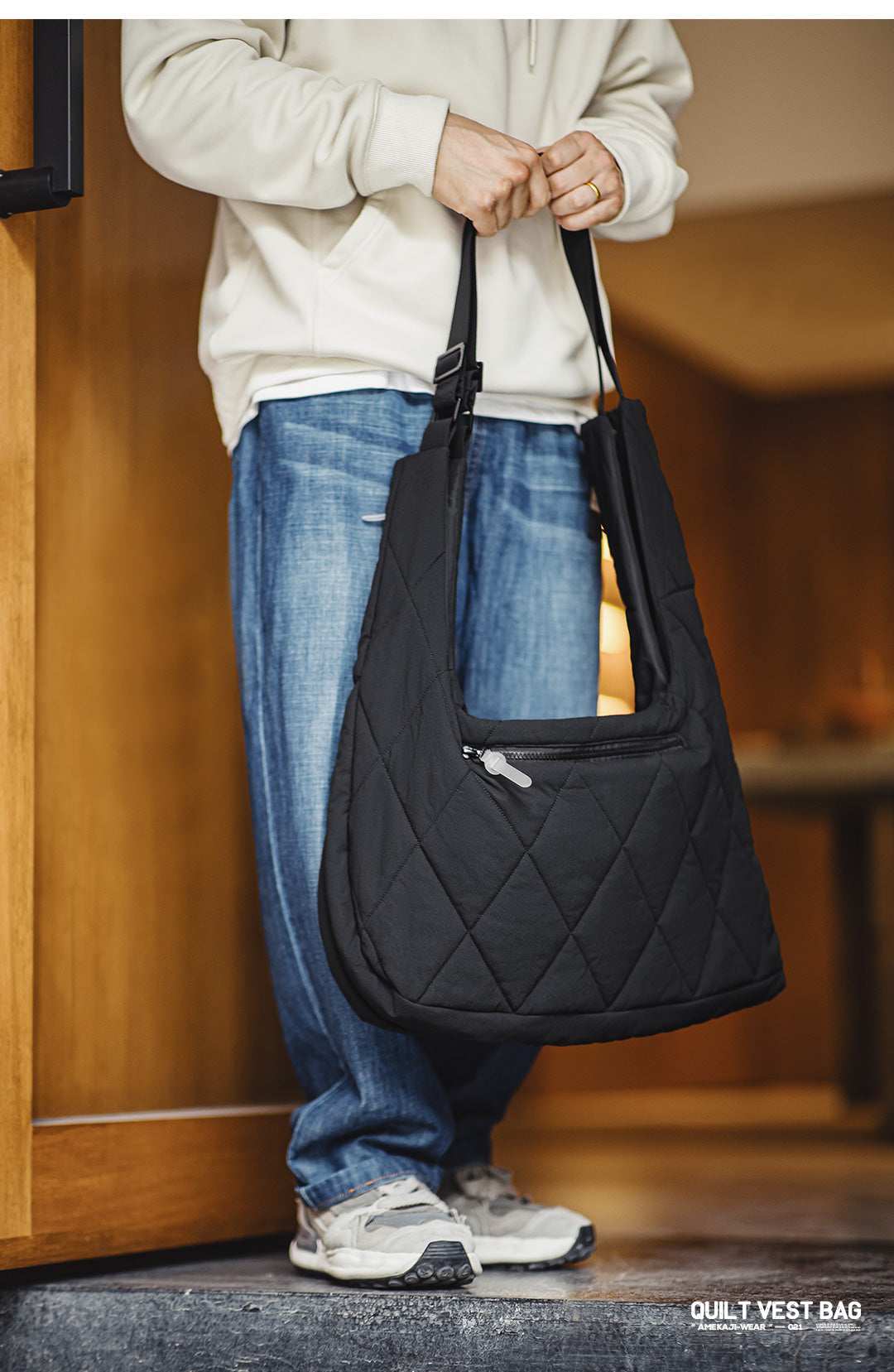 2色展開◆ベストにもバックにも◆2通りの使い方が可能◆ポケット多数で機能的アウトドアにも◆2WAYキルティング タクティカルベスト◆