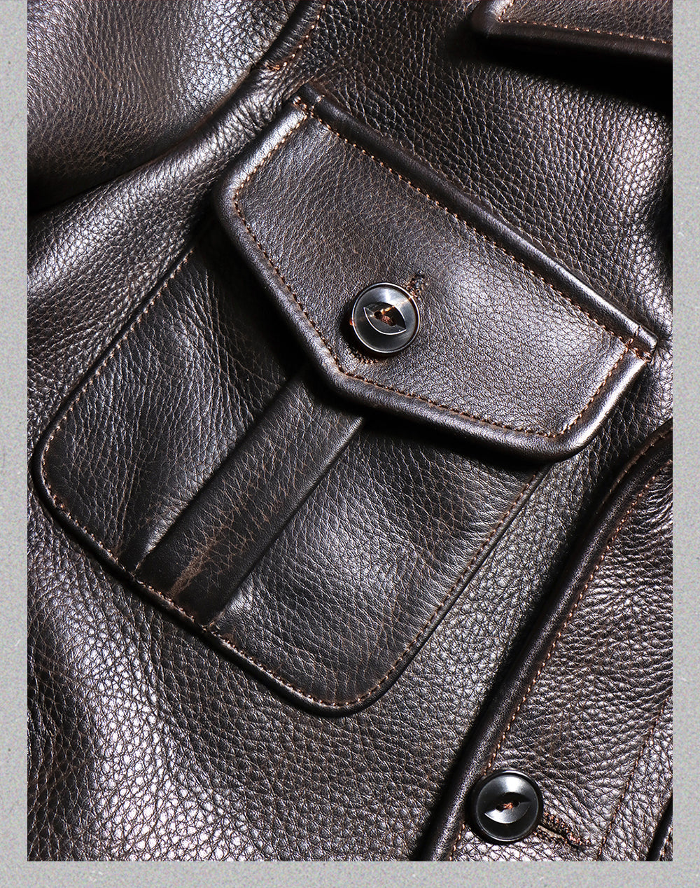 ☆1.6㎜ アメリカ産牛革使用☆P37 カウレザージャケット☆S~4XL