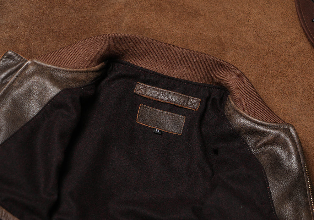 カウレザー MA-1 フライトジャケット M~5XL