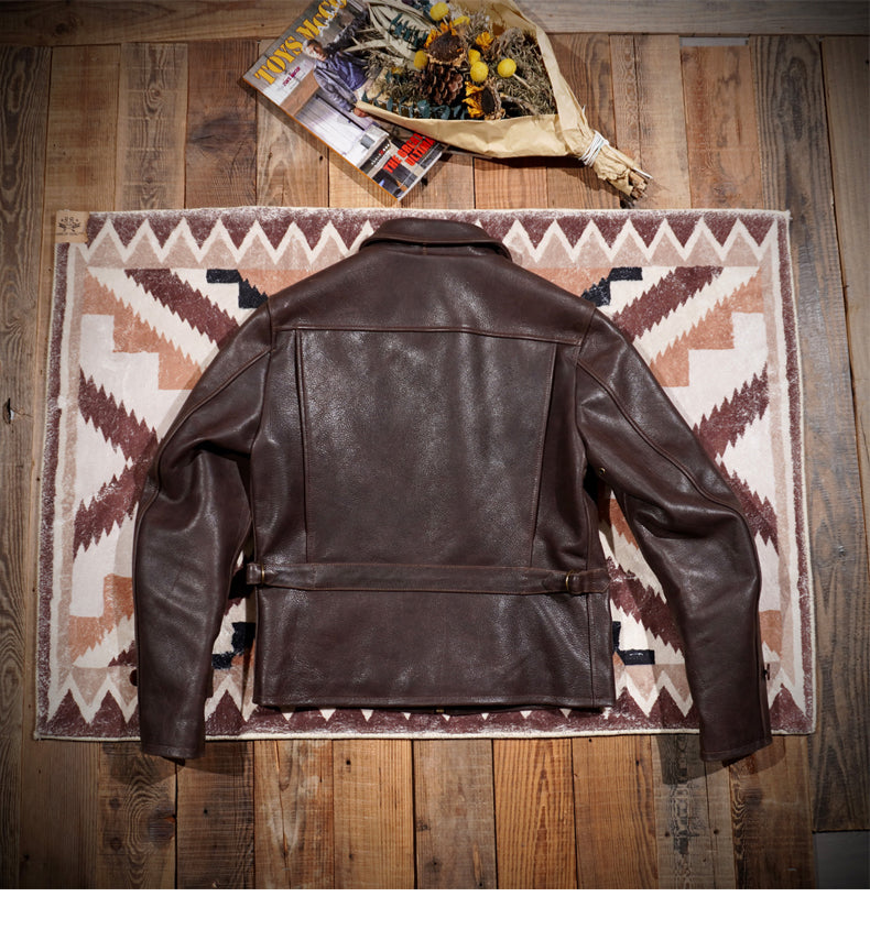 1940’s 復刻デザイン カウレザー シングルライダースジャケット S~4XL