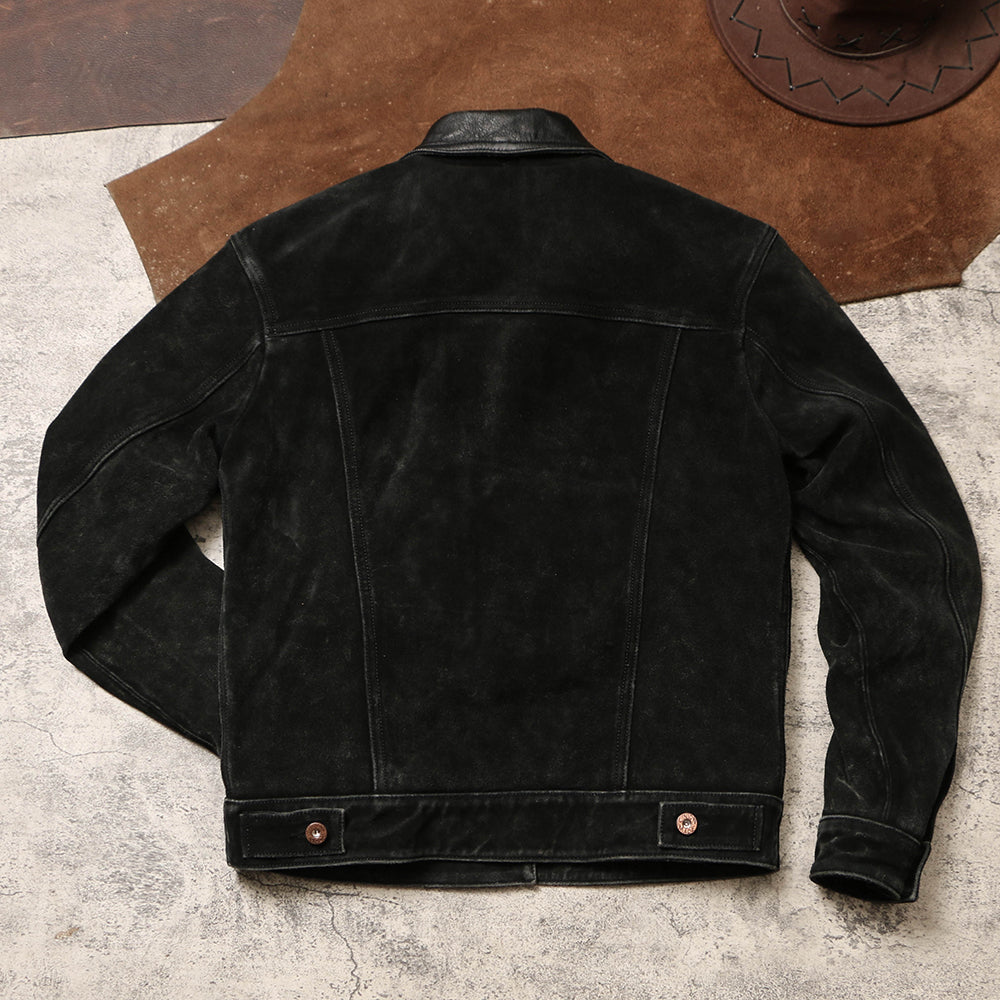 ★507 type3型 復刻モデル スウェードレザージャケット★ M~4XL