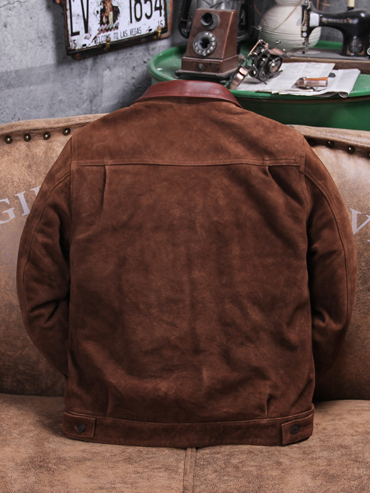 ★2nd型 507復刻モデル スウェードジャケット★ M~5XL