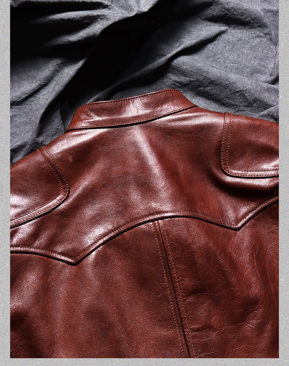▲ビンテージ復刻 植物タンニン鞣し ゴートレザー シングルライダース ジャケット▼M~4XL