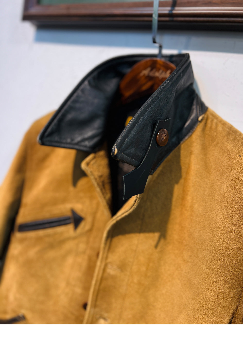 スウェードレザー ウエスタンジャケットS~3XL