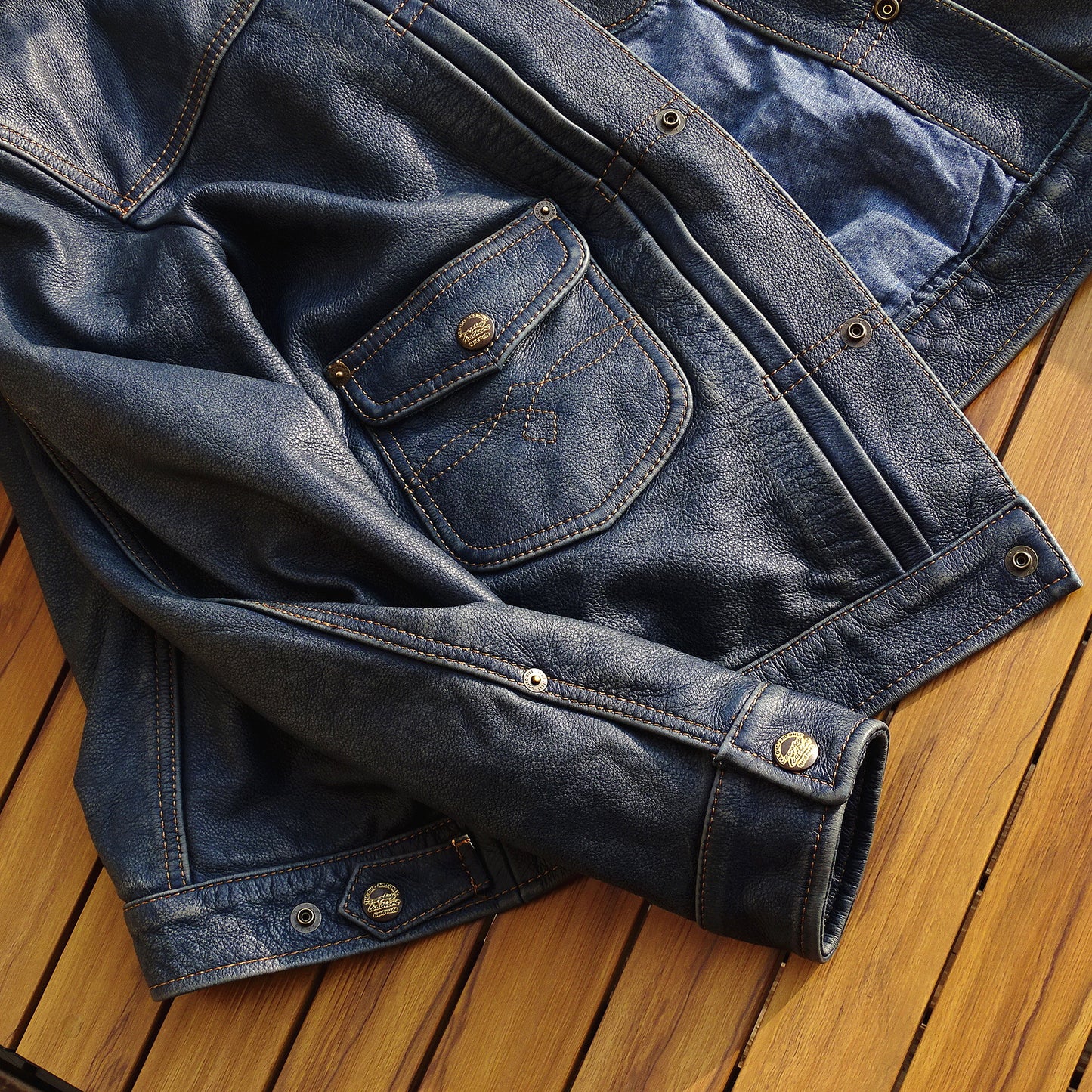 ☆ヴィンテージ2nd型 507復刻 ウエスタンステッチ カーフレザーショートジャケット☆S~5XL