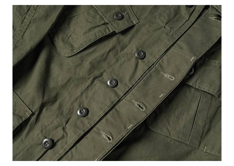 ヴィンテージ モディファイ 7.5OZ コットン TCU 1stモデル ミリタリージャングルファティーグ ジャケット◇S~2XL