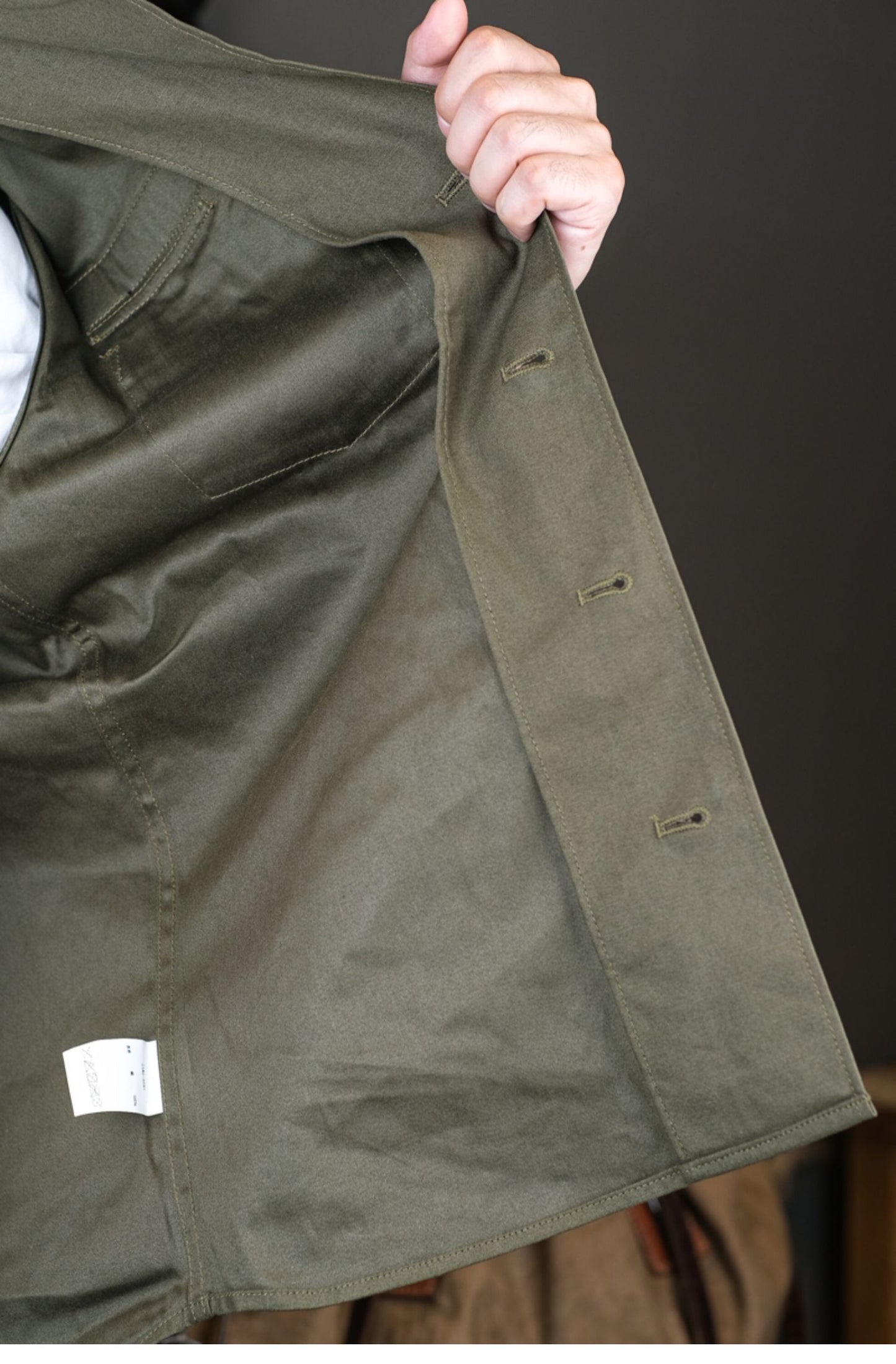 ★サテンコットンの生地感◎OG-107 USアーミーシャツ★M~XL