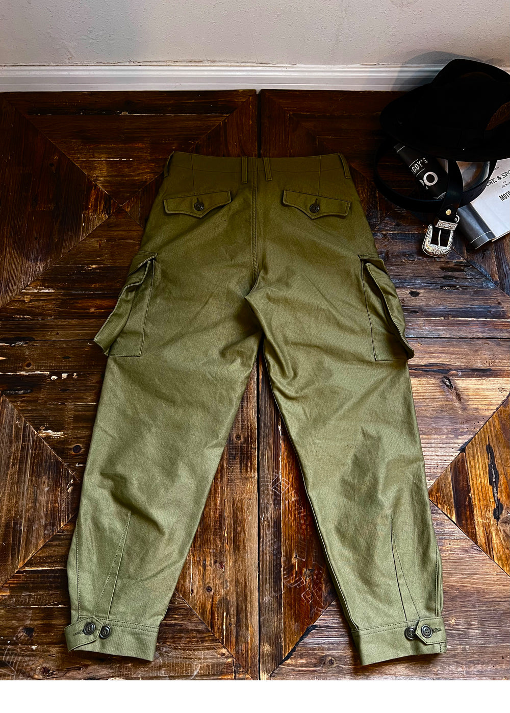 2色展開◇ヴィンテージ復刻デザイン ジャングルクロスコットン使用 ワークパンツ◇S~3XL
