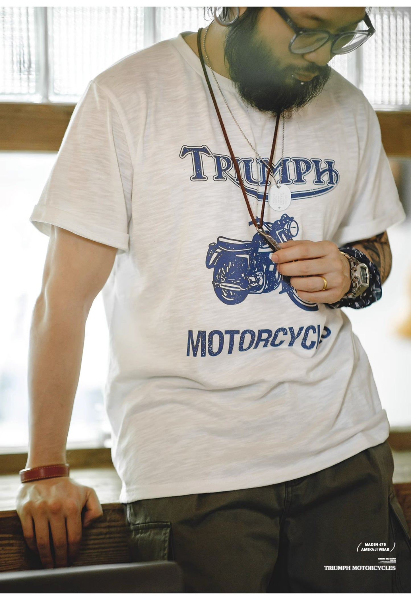 ◆TRIUMPHプリント Tシャツ◆S~2XL