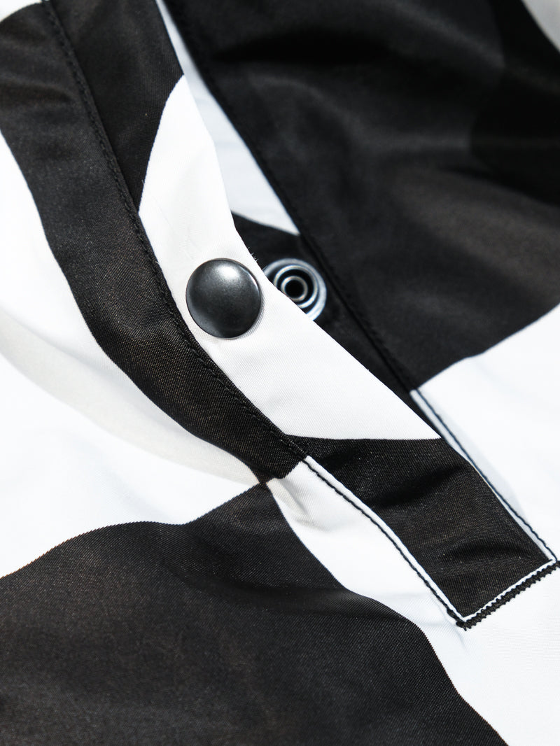 ▲リバーシブルデザイン チェッカー柄MA-1ジャケット▼S~2XL
