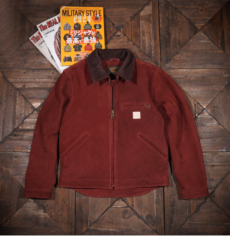 ☆ヌバックレザー使用☆デトロイト ジャケット☆S~3XL