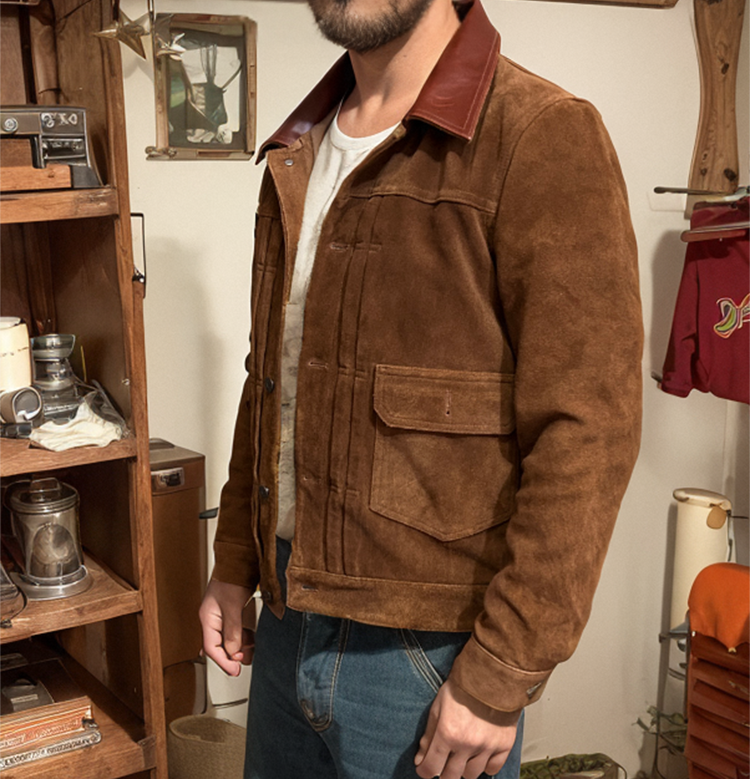 ★2nd型 507復刻モデル スウェードジャケット★ M~5XL