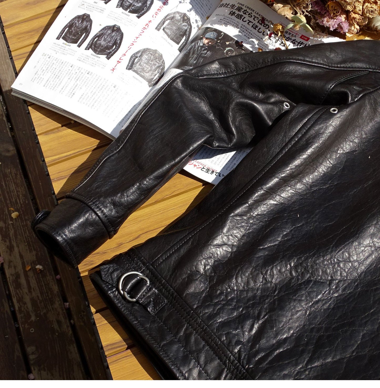 1930's VINTAGE復刻デザインホースハイドレザー スポーツジャケット S~5XL