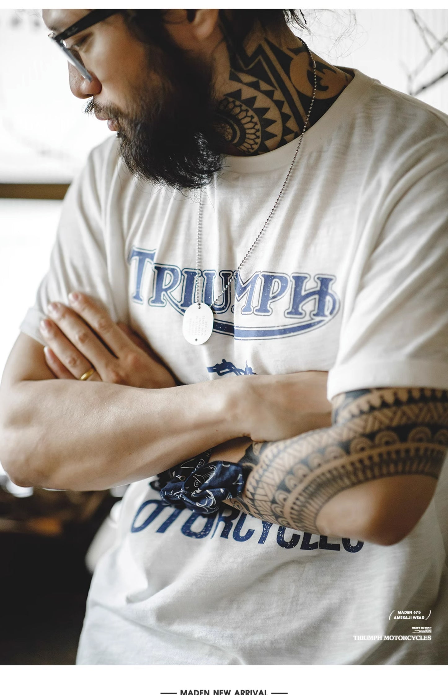 ◆TRIUMPHプリント Tシャツ◆S~2XL