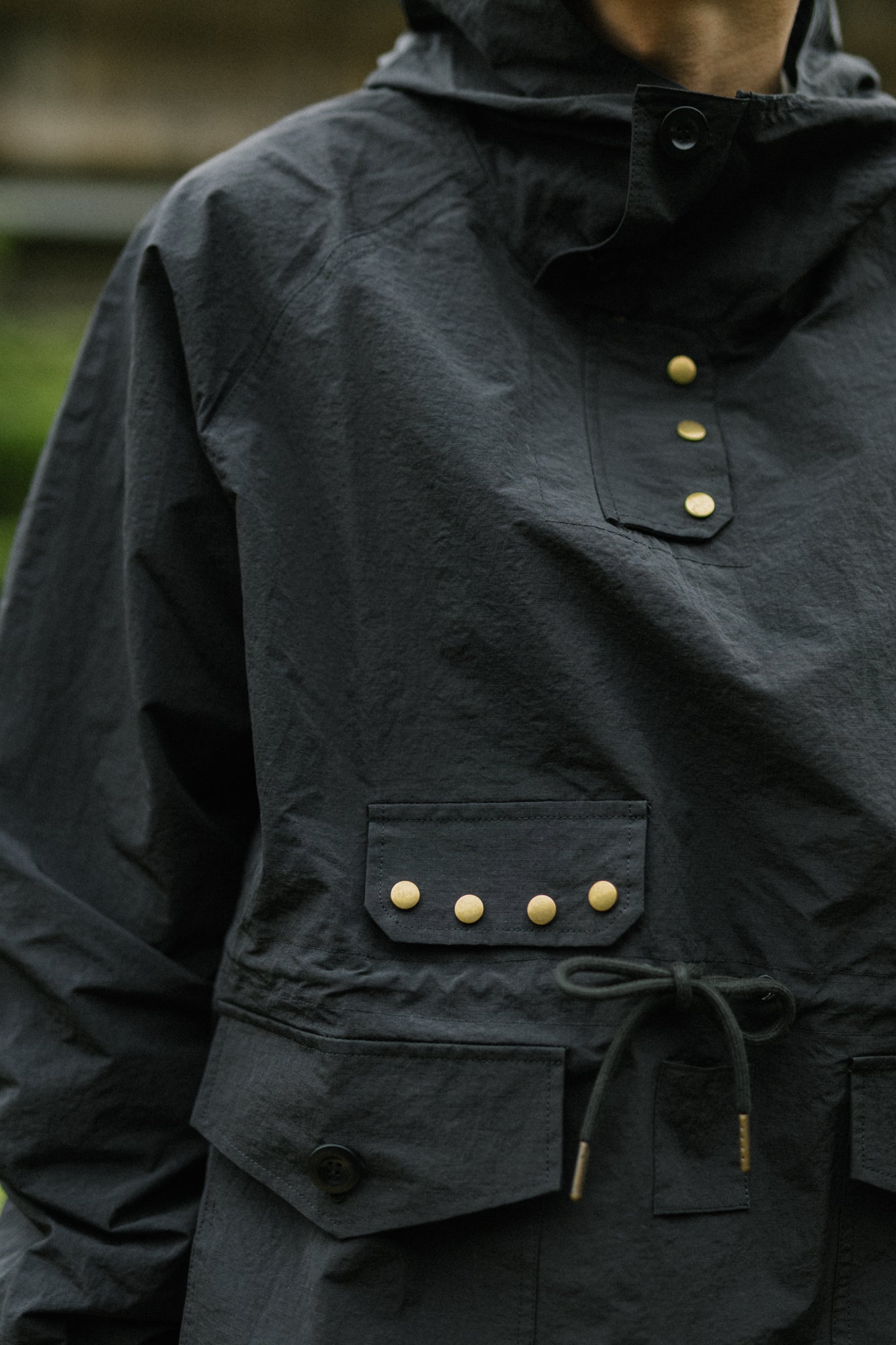 2色展開△ROYAL NAVY RAF復刻 modifiモデル コットンヘリンボーン スモックパーカー ▽