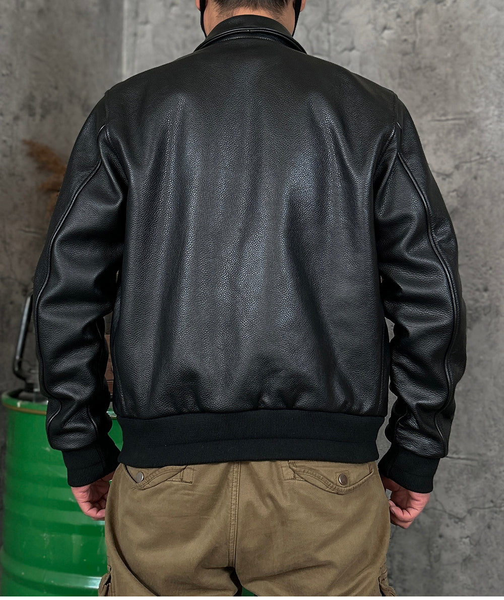 △ヴィンテージ復刻 イタリア産カウレザー使用 A-2ジャケット▽ XL~5XL